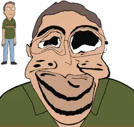 character:jerry series:rick_and_morty soyjak transparent // 1050x996 // 90KB