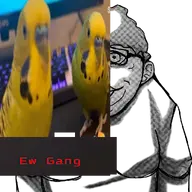 artist:copium48 bird budgie character:george series:george's_teraz transparent // 1024x1024 // 1.2MB