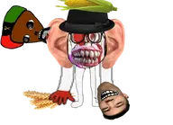 artist:ringo character:cobtrick character:klaask character:mgk colony corn soon soyjak transparent // 906x656 // 507KB