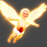 baby glowing_with_a_goofy_grin meta:ai_generated // 512x512 // 336KB