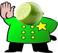 character:lime officer transparent uttp // 522x478 // 243KB