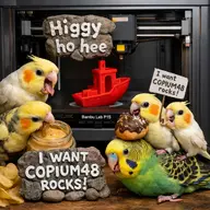 3d_printer benchy budgie cockatiel // 1024x1024 // 1.8MB